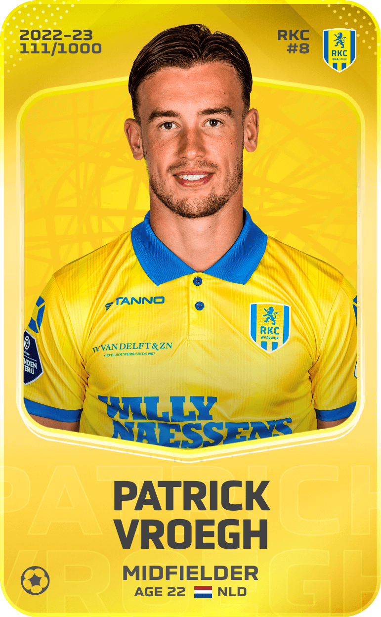 Patrick Vroegh 2022-23 • Limited 111/1000