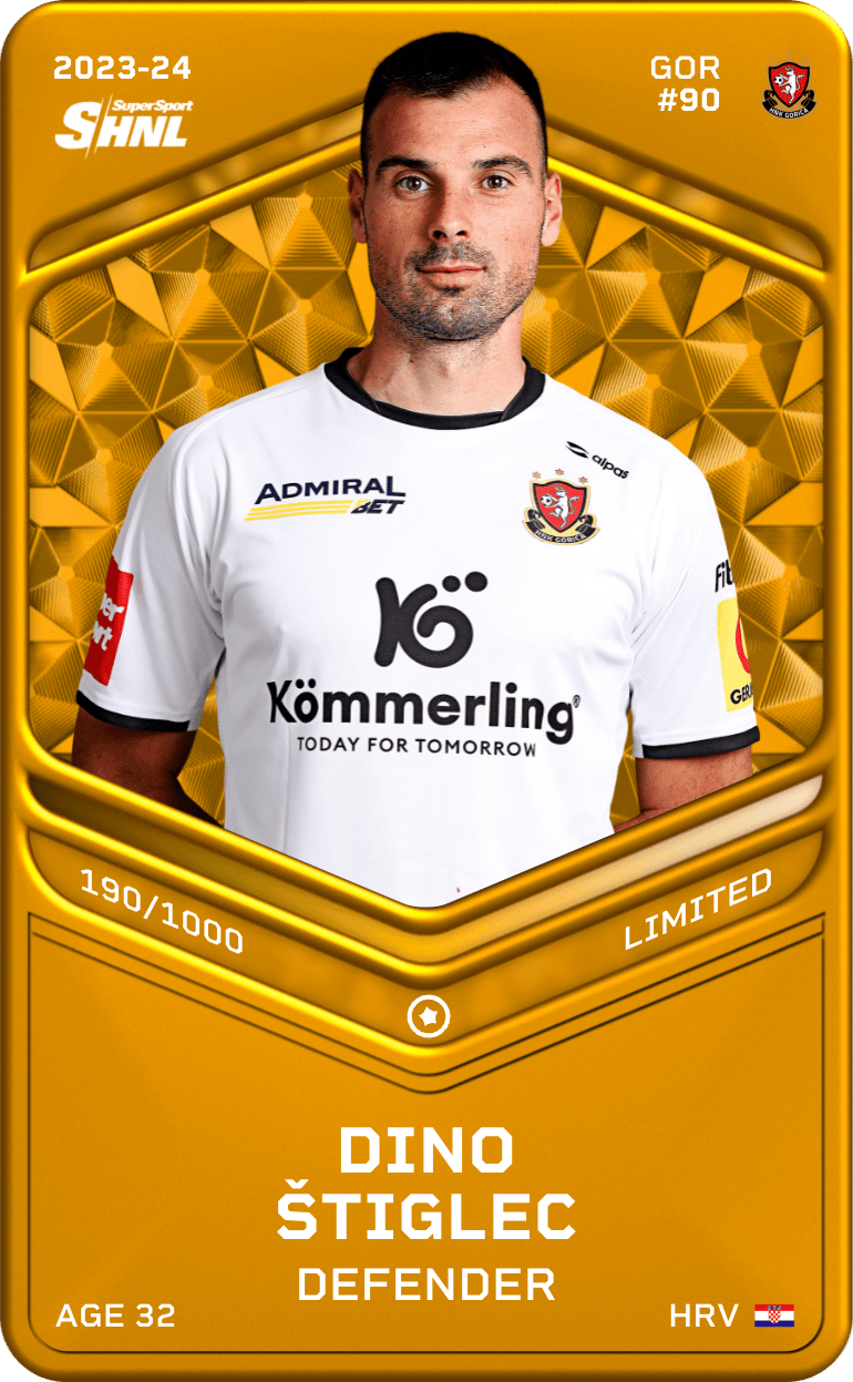 Dino Štiglec 2023-24 • Limited 190/1000