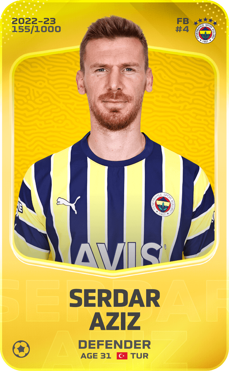 Serdar Aziz 2022-23 • Limited 155/1000