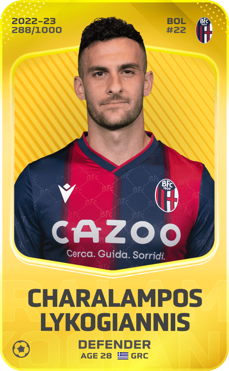 Charalampos Lykogiannis 2022-23 • Limited 288/1000