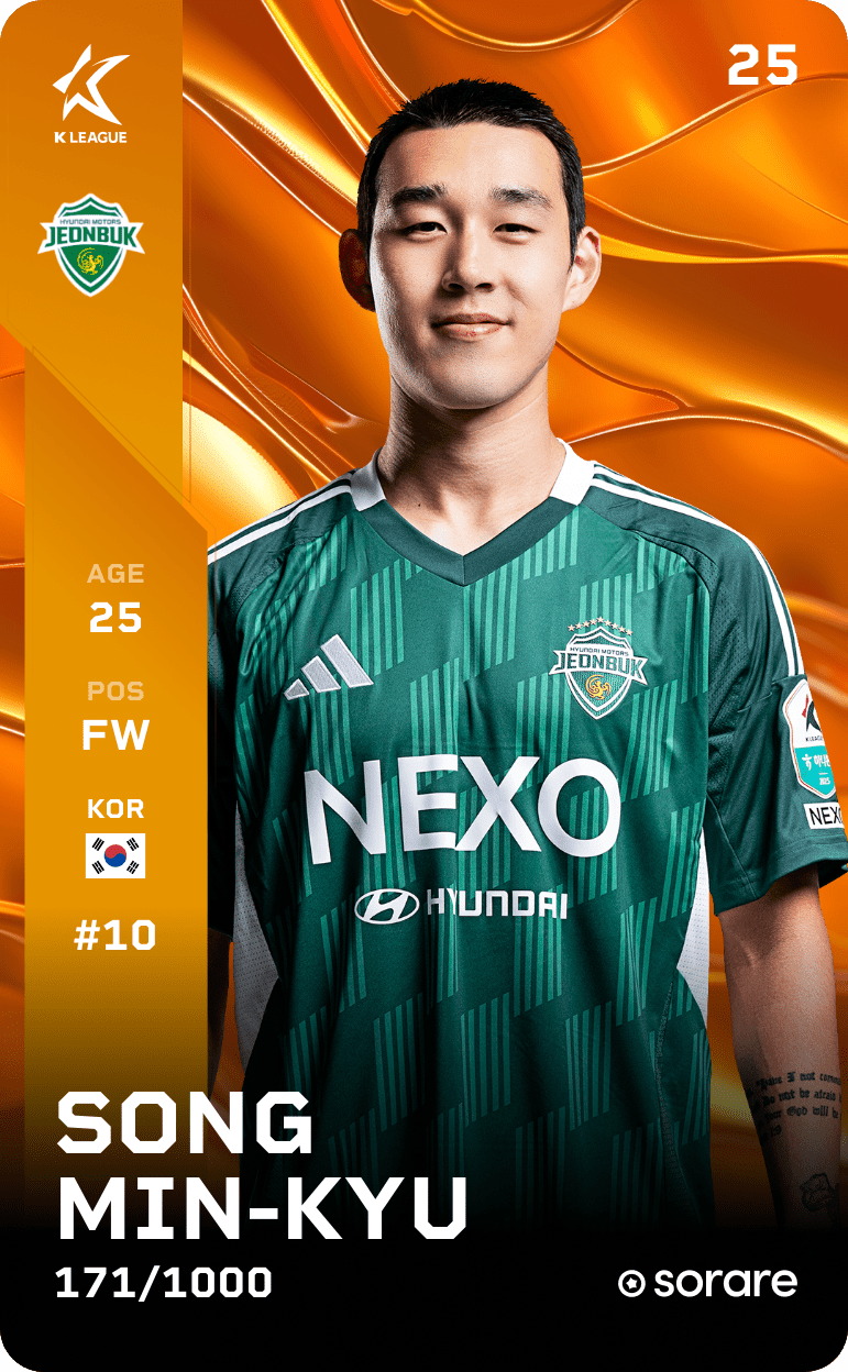 Song Min-Kyu 2025-26 • Limited 171/1000
