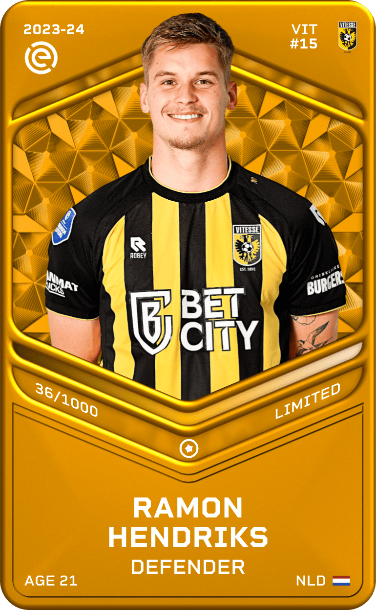 Ramon Hendriks 2023-24 • Limited 36/1000