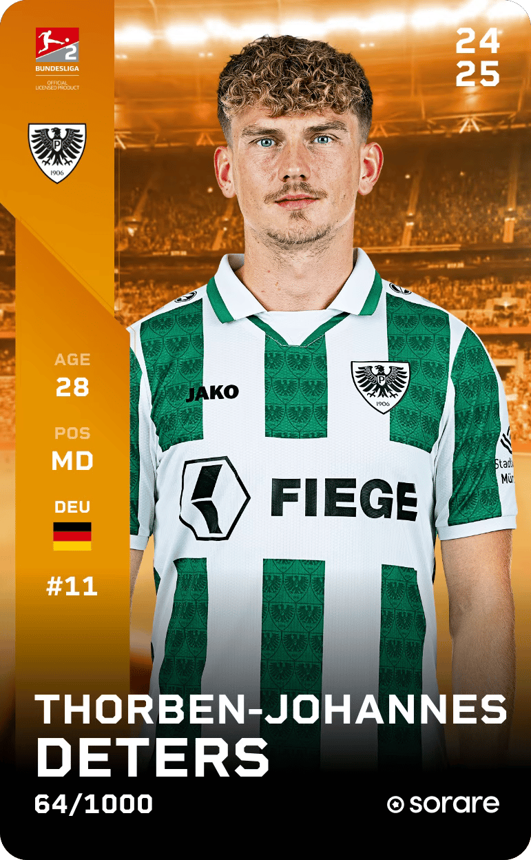 Thorben-Johannes Deters 2024-25 • Limited 64/1000