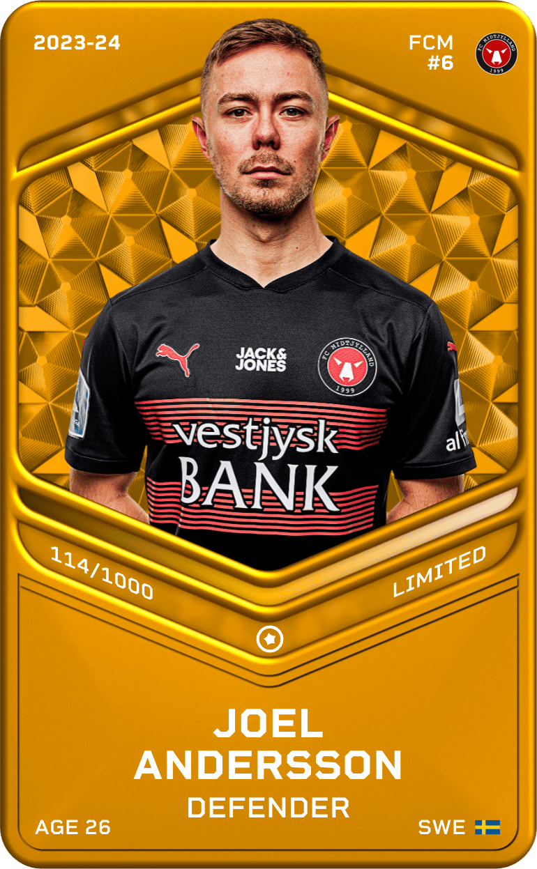 Joel Andersson 2023-24 • Limited 114/1000