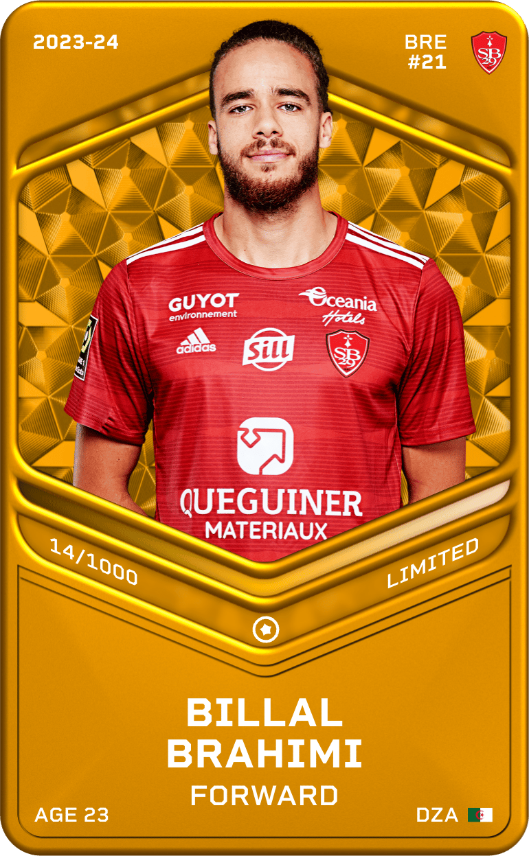 Billal Brahimi 2023-24 • Limited 14/1000