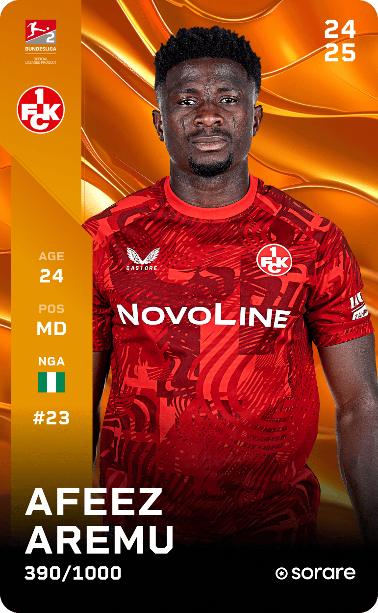 Afeez Aremu 2024-25 • Limited 390/1000