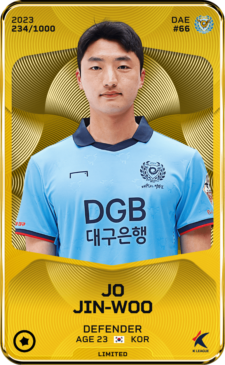 Jo Jin-woo 2023-24 • Limited 234/1000