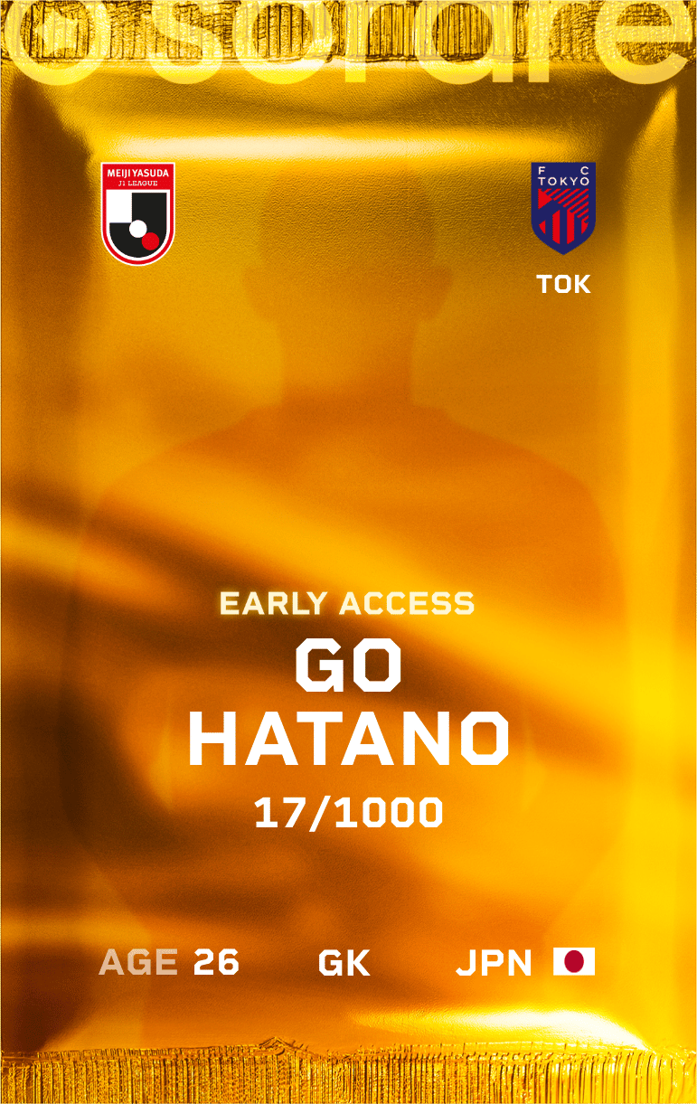 Go Hatano 2025-26 • Limited 17/1000