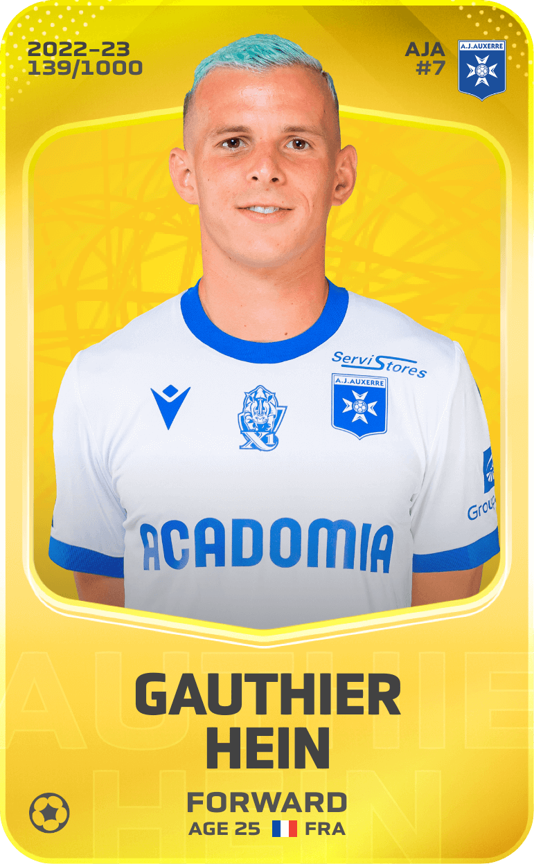 Gauthier Hein 2022-23 • Limited 139/1000
