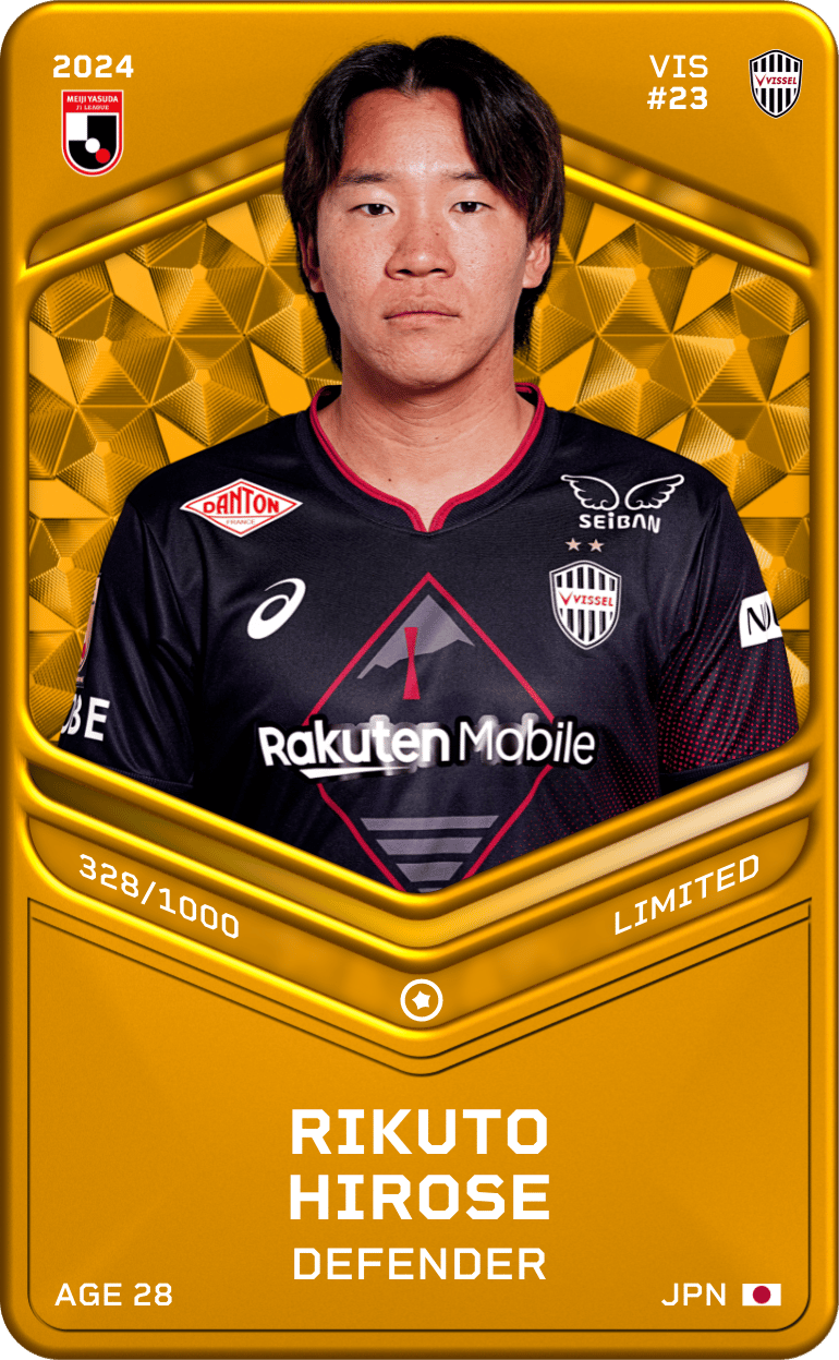 Rikuto Hirose 2024-25 • Limited 328/1000