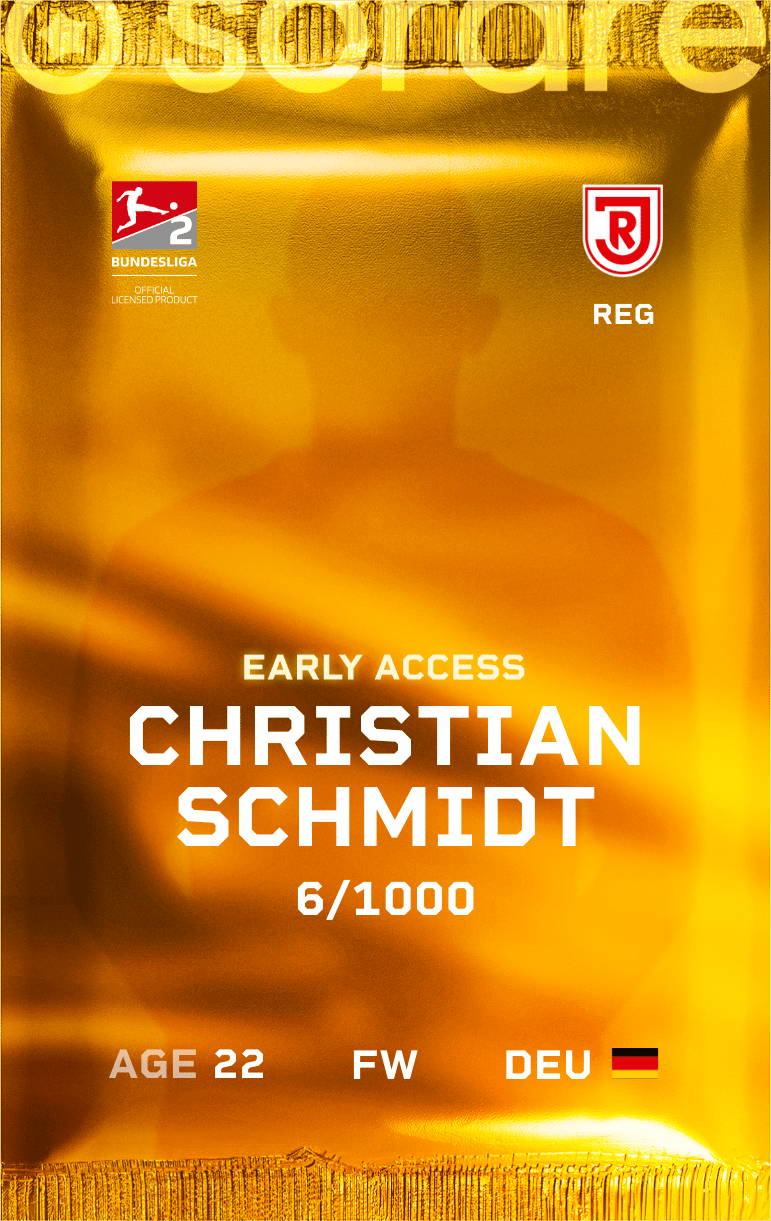 Christian Schmidt 2024-25 • Limited 6/1000