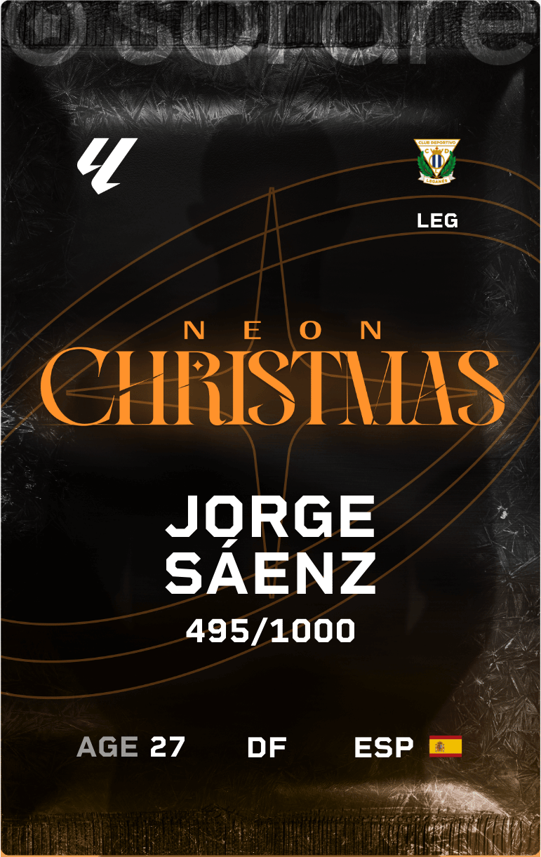 Jorge Sáenz 2024-25 • Limited 495/1000