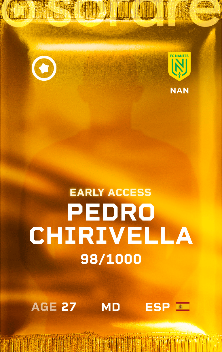 Pedro Chirivella 2024-25 • Limited 98/1000