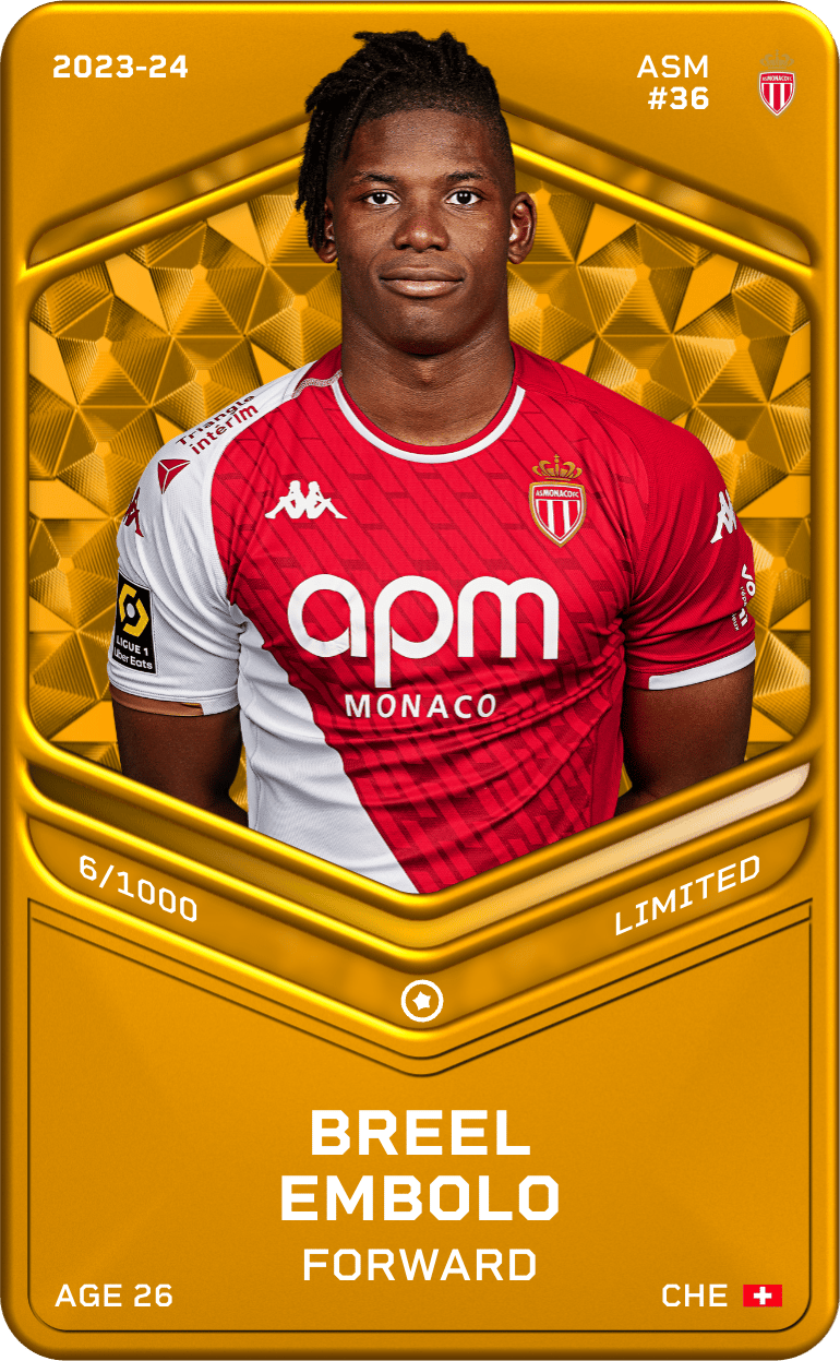 Breel Embolo 2023-24 • Limited 6/1000