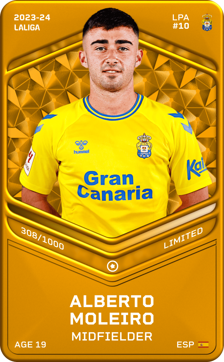 Alberto Moleiro 2023-24 • Limited 308/1000
