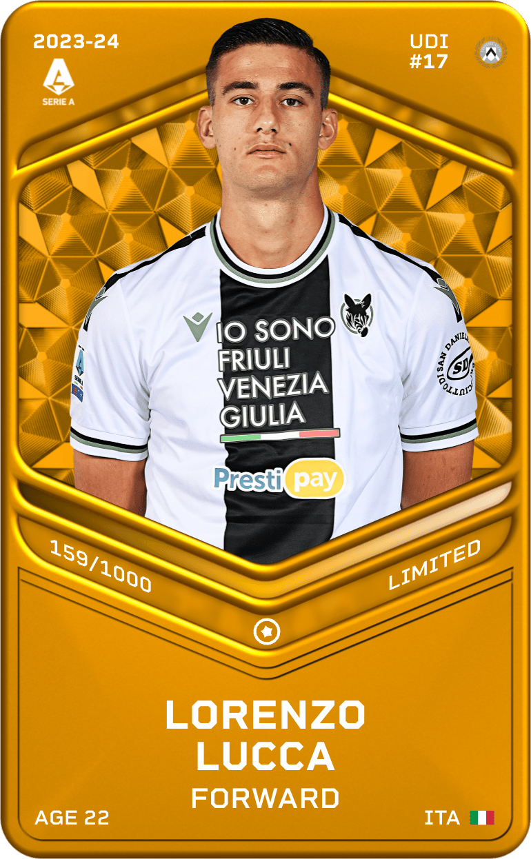 Lorenzo Lucca 2023-24 • Limited 159/1000