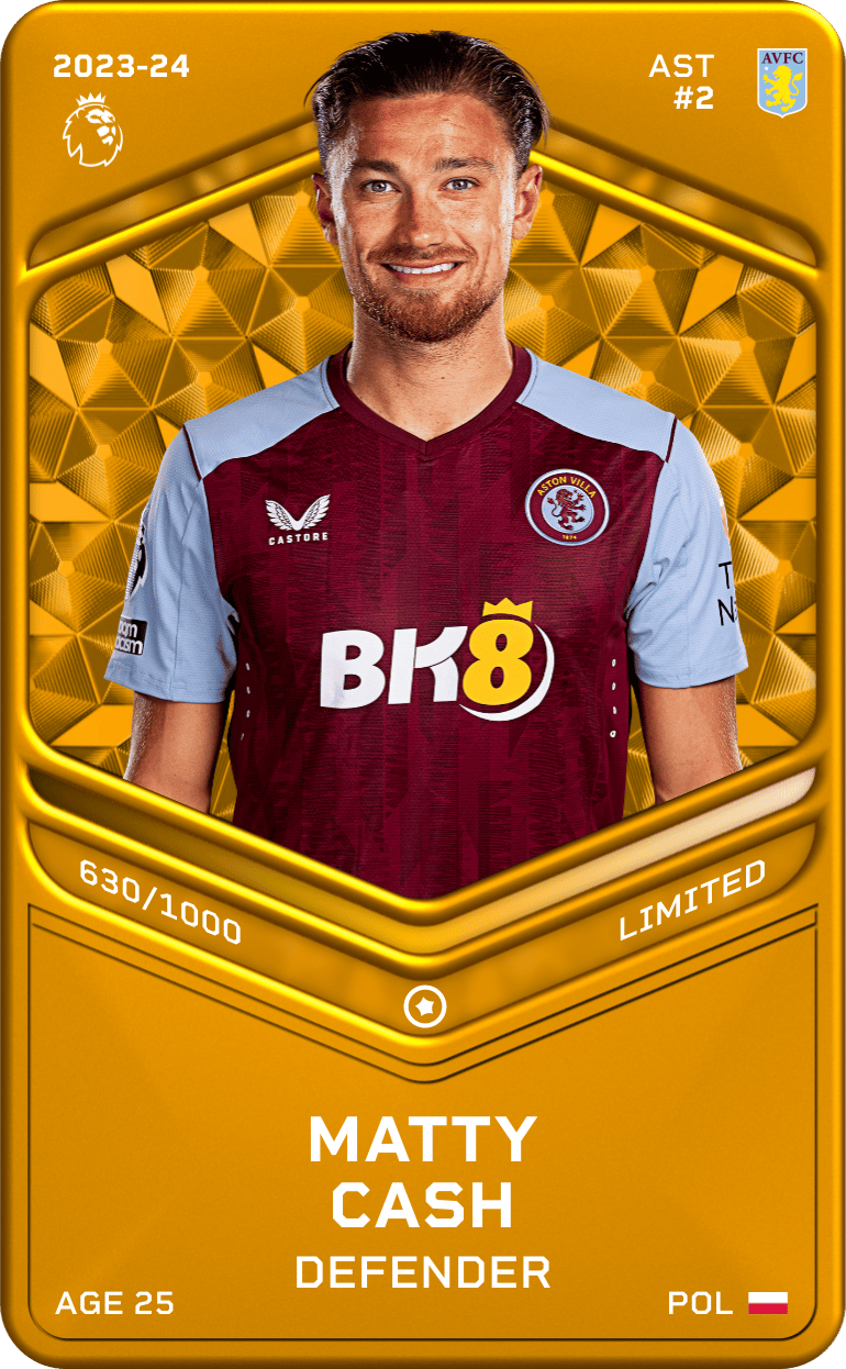 Matty Cash 2023-24 • Limited 630/1000