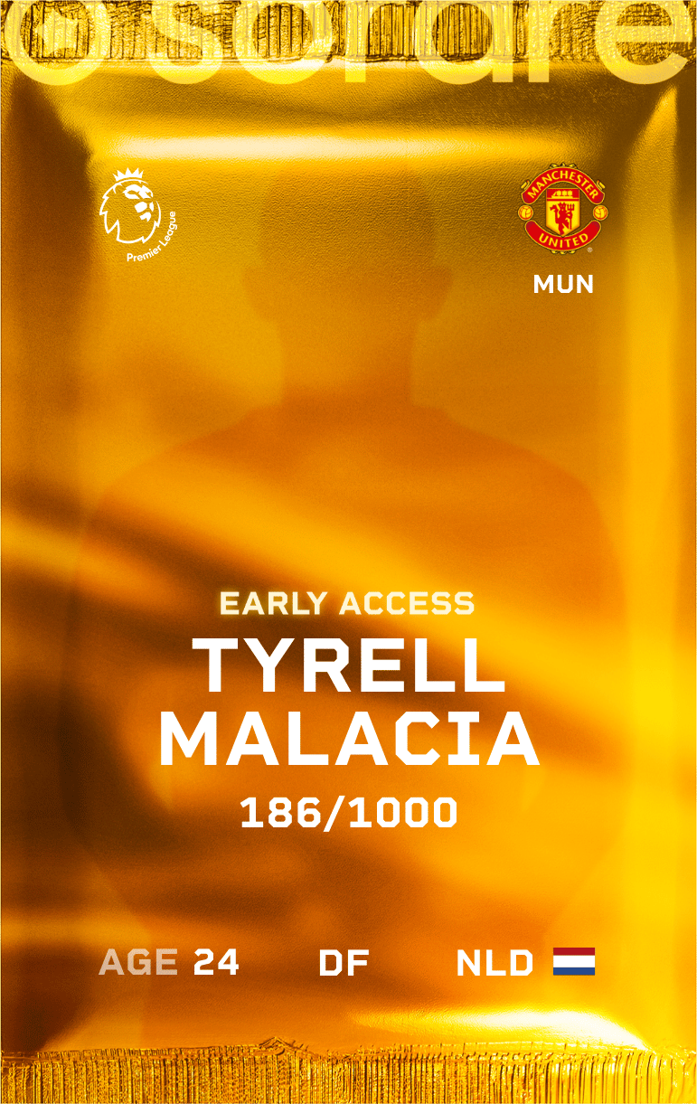 Tyrell Malacia 2024-25 • Limited 186/1000