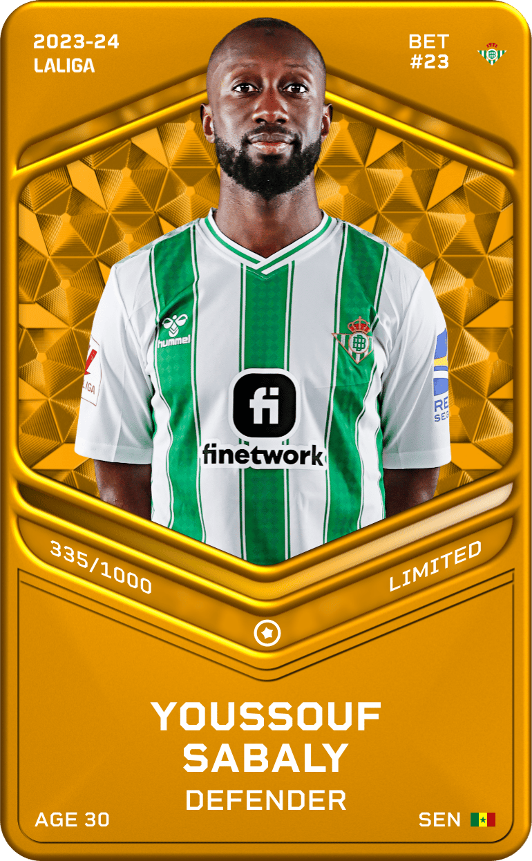 Youssouf Sabaly 2023-24 • Limited 335/1000