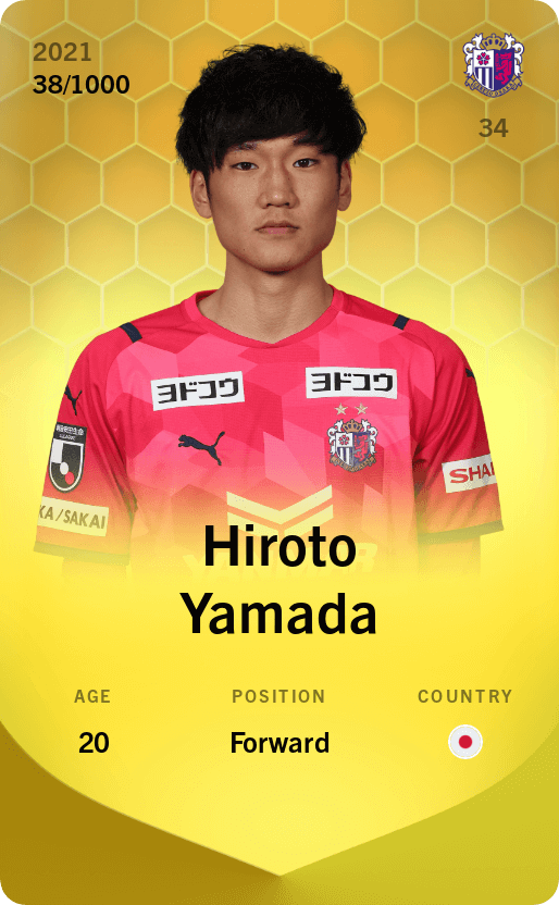 Hiroto Yamada 2021-22 • Limited 38/1000