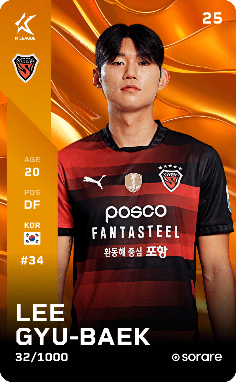 Lee Gyu-Baeg 2025-26 • Limited 32/1000