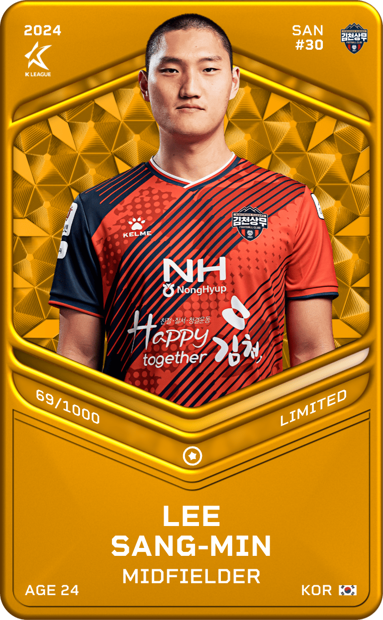 Lee Sang-Min II 2024-25 • Limited 69/1000