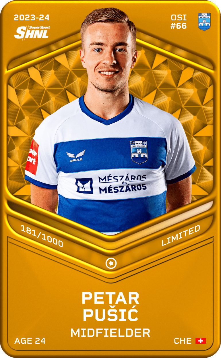Petar Pušić 2023-24 • Limited 181/1000
