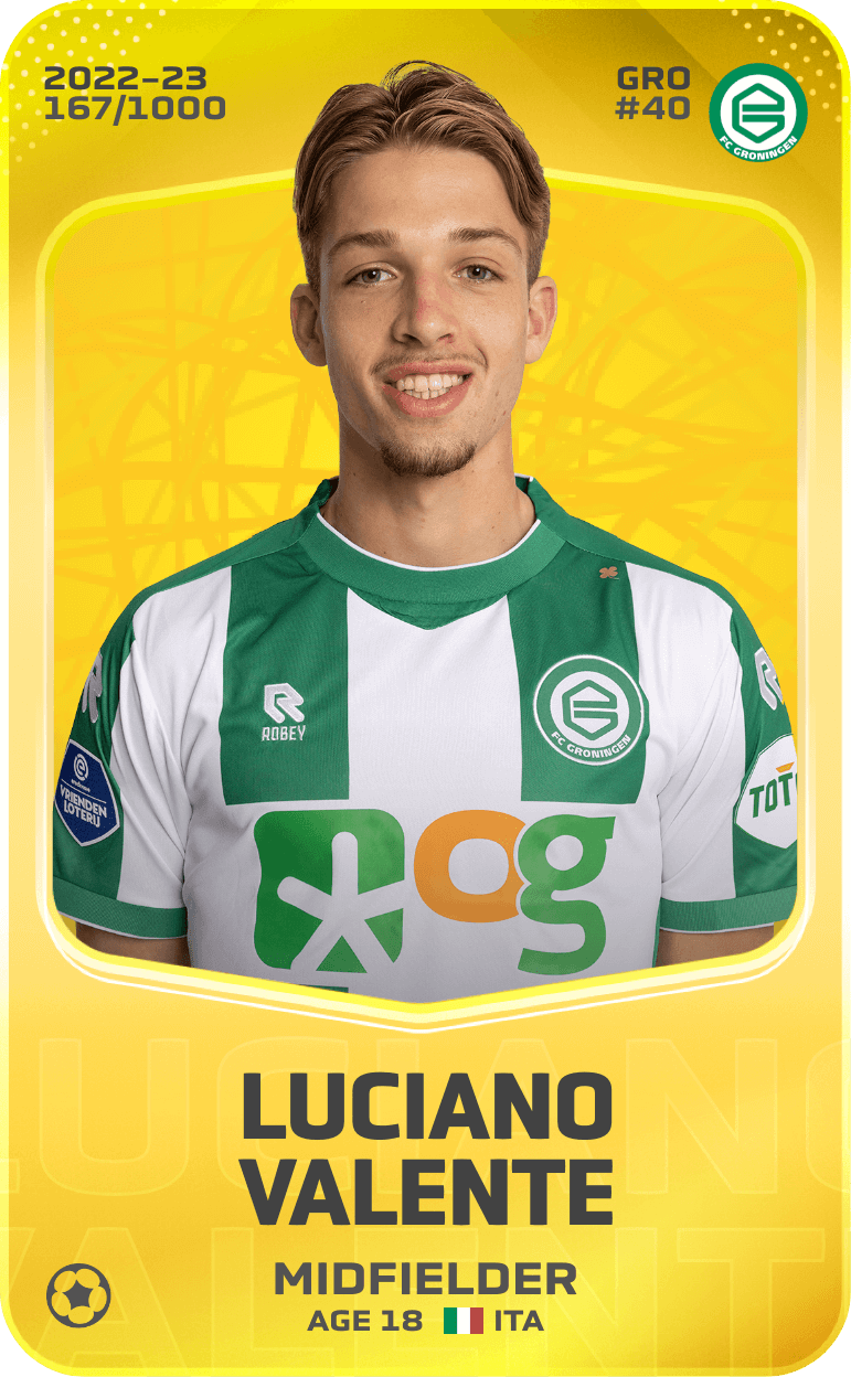 Luciano Valente 2022-23 • Limited 167/1000