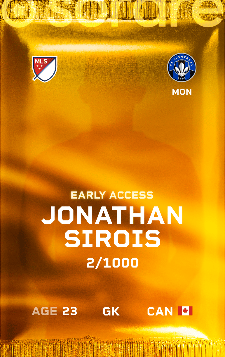 Jonathan Sirois 2025-26 • Limited 2/1000