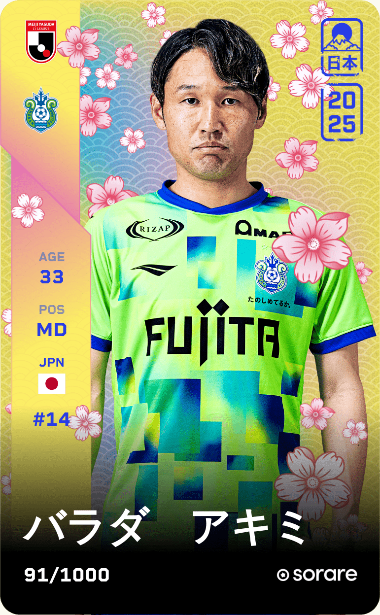 Akimi Barada 2025-26 • Limited 91/1000