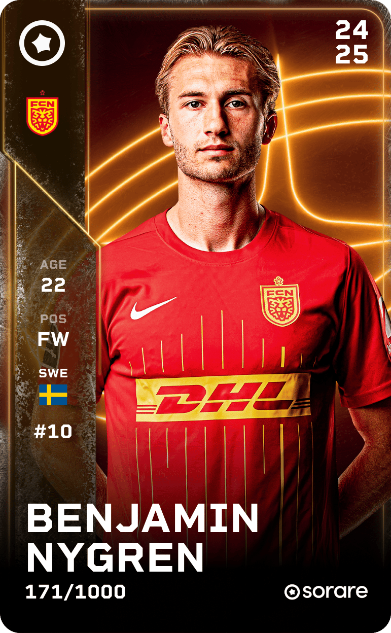 Benjamin Nygren 2024-25 • Limited 171/1000