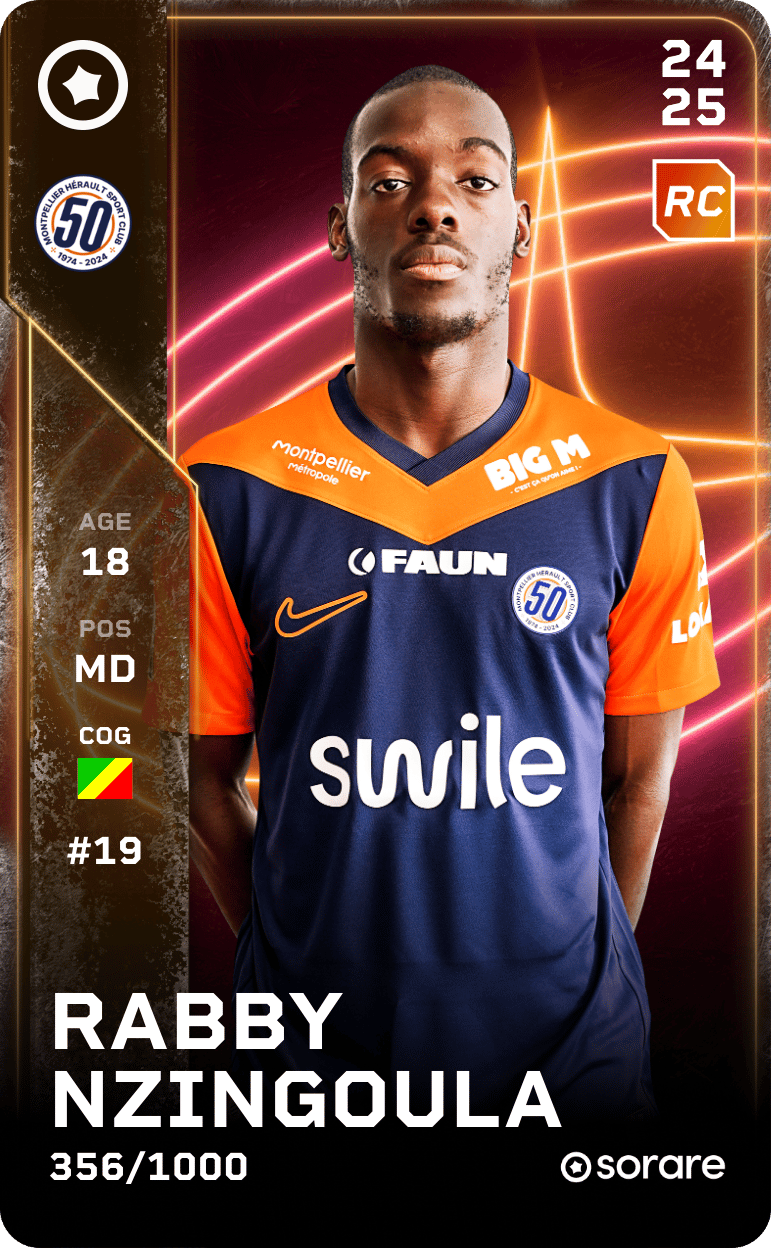 Rabby Nzingoula 2024-25 • Limited 356/1000