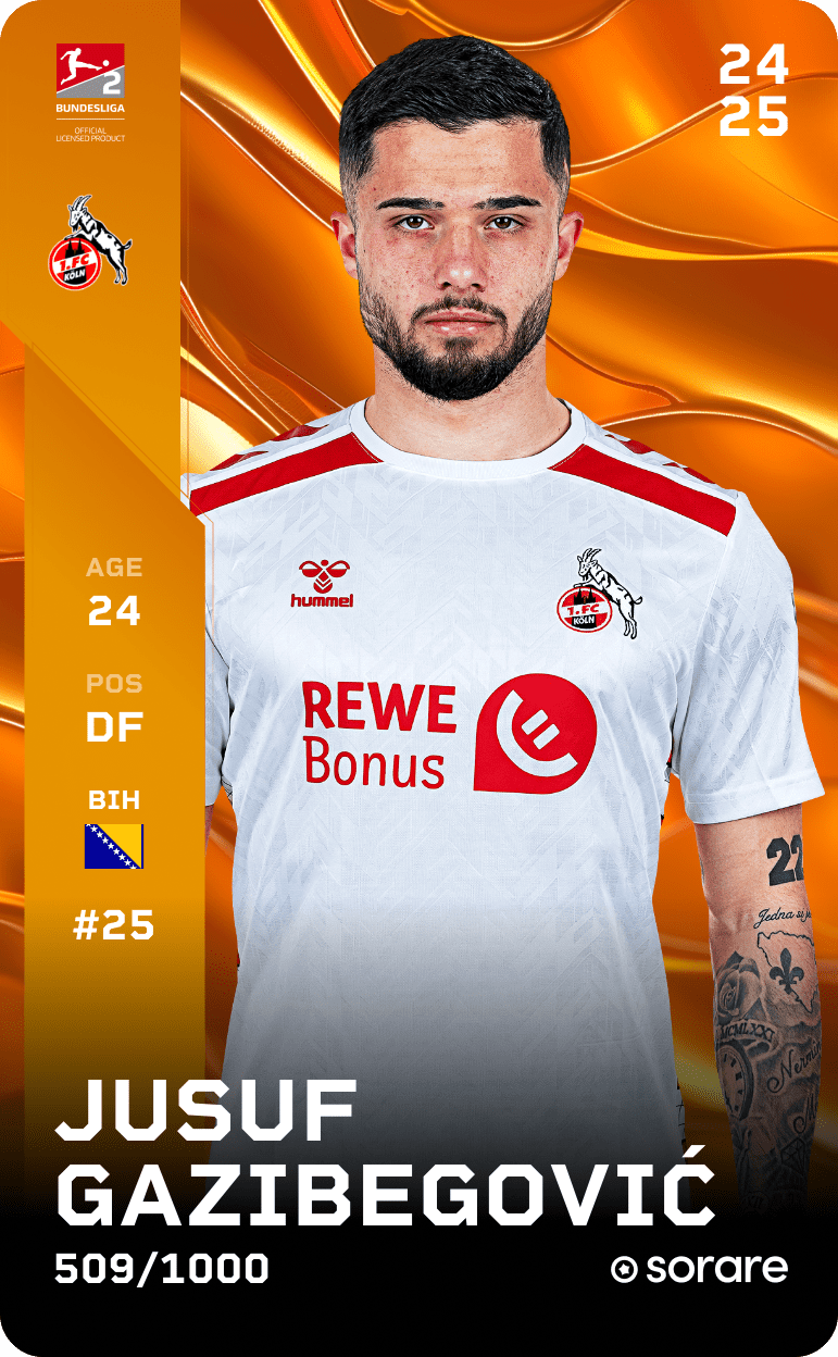 Jusuf Gazibegović 2024-25 • Limited 509/1000