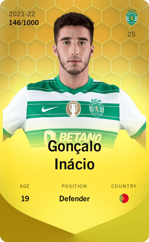 Gonçalo Inácio 2021-22 • Limited 146/1000