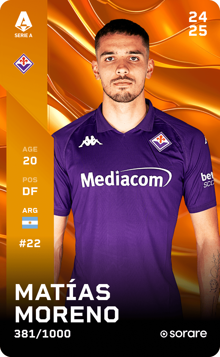 Matías Moreno 2024-25 • Limited 381/1000