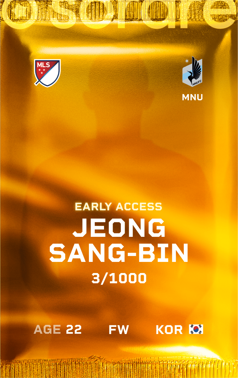 Jeong Sang-Bin 2025-26 • Limited 3/1000
