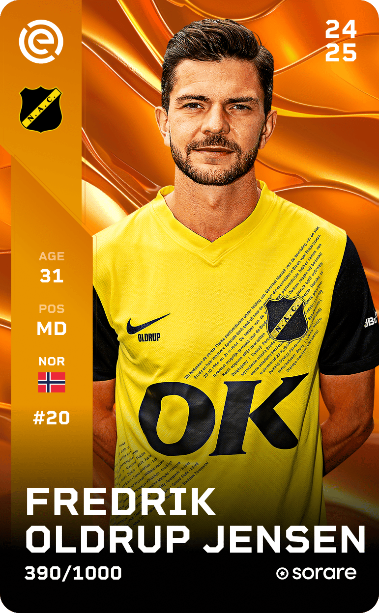 Fredrik Oldrup Jensen 2024-25 • Limited 390/1000