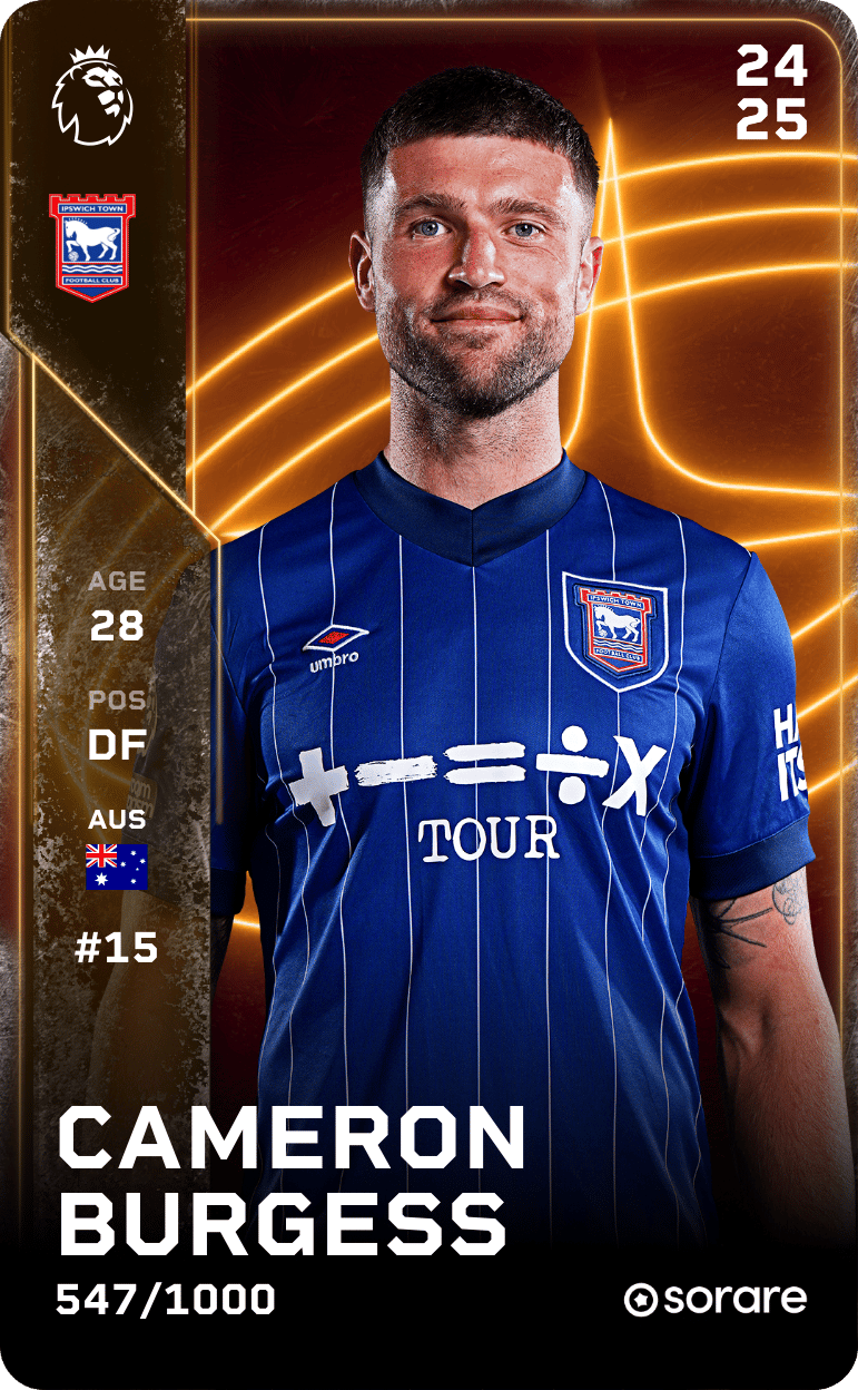 Cameron Burgess 2024-25 • Limited 547/1000