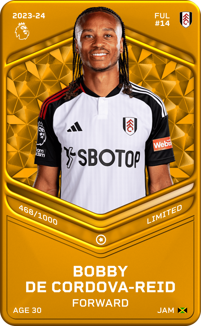 Bobby De Cordova-Reid 2023-24 • Limited 468/1000