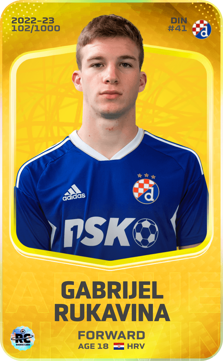 Gabrijel Rukavina 2022-23 • Limited 102/1000
