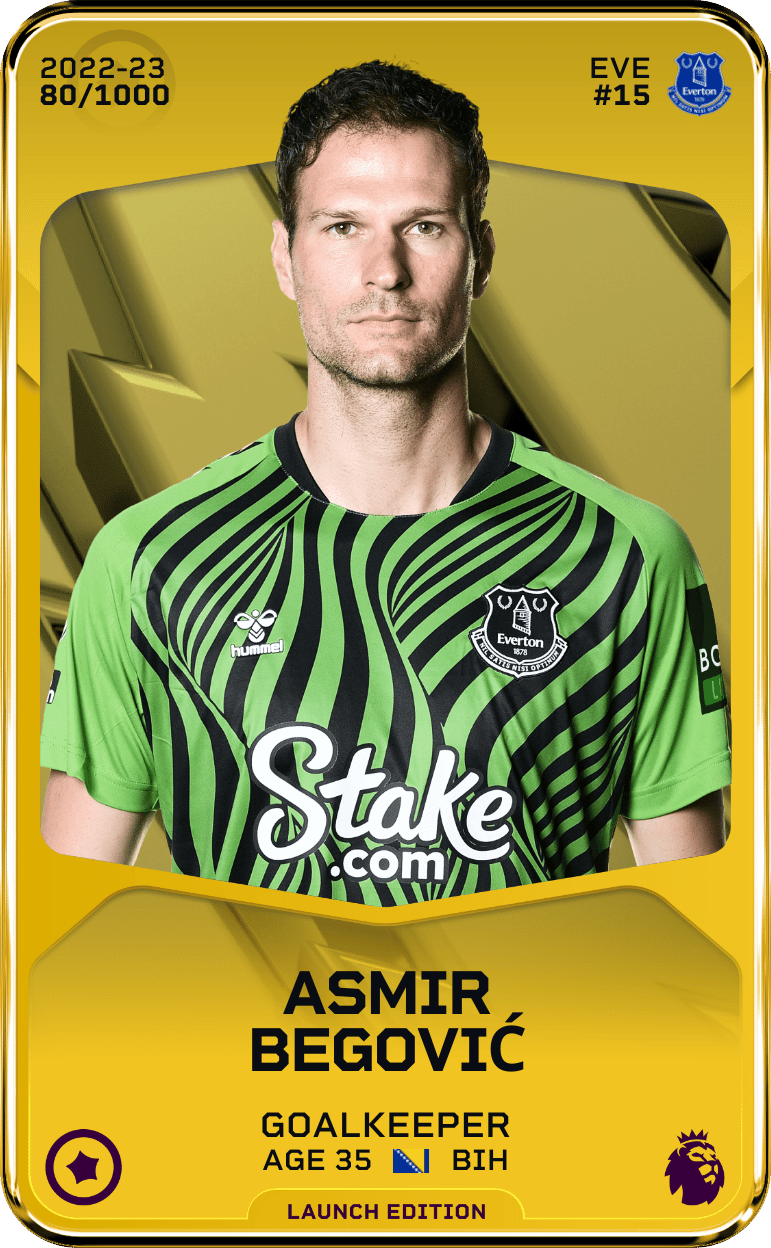 Asmir Begović 2022-23 • Limited 80/1000