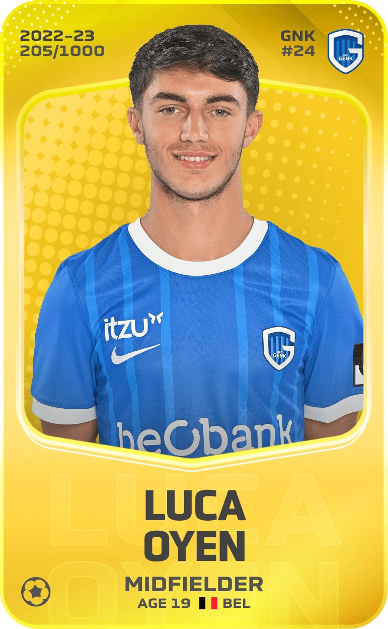 Luca Oyen 2022-23 • Limited 205/1000