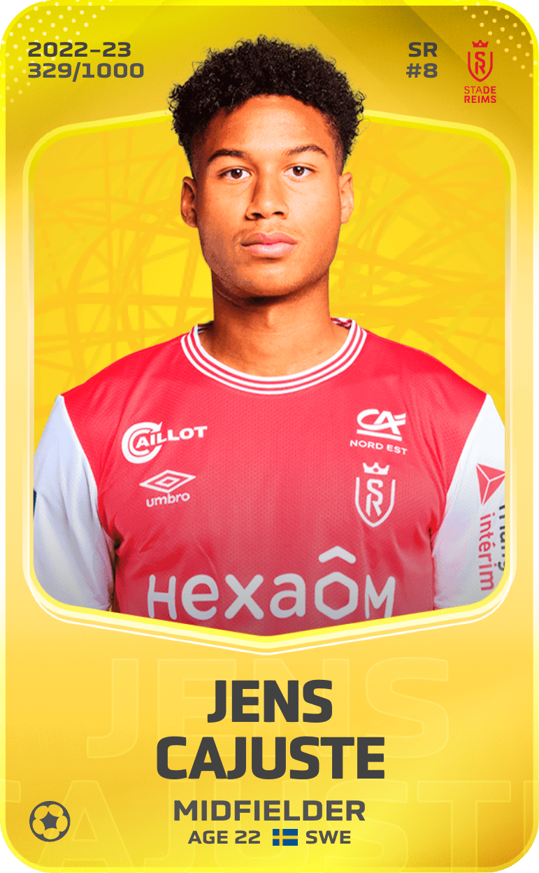 Jens Cajuste 2022-23 • Limited 329/1000