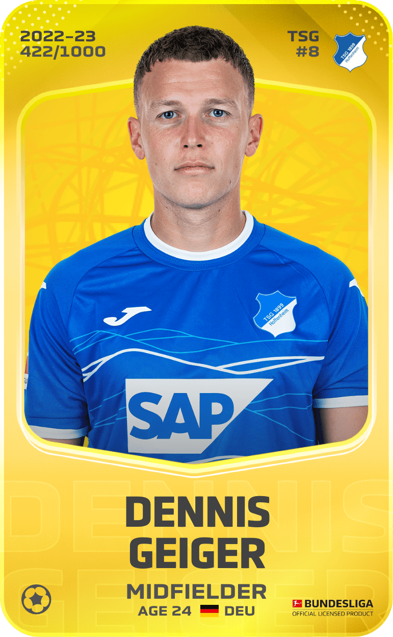 Dennis Geiger 2022-23 • Limited 422/1000