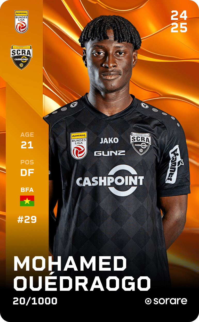 Mohamed Ouédraogo 2024-25 • Limited 20/1000