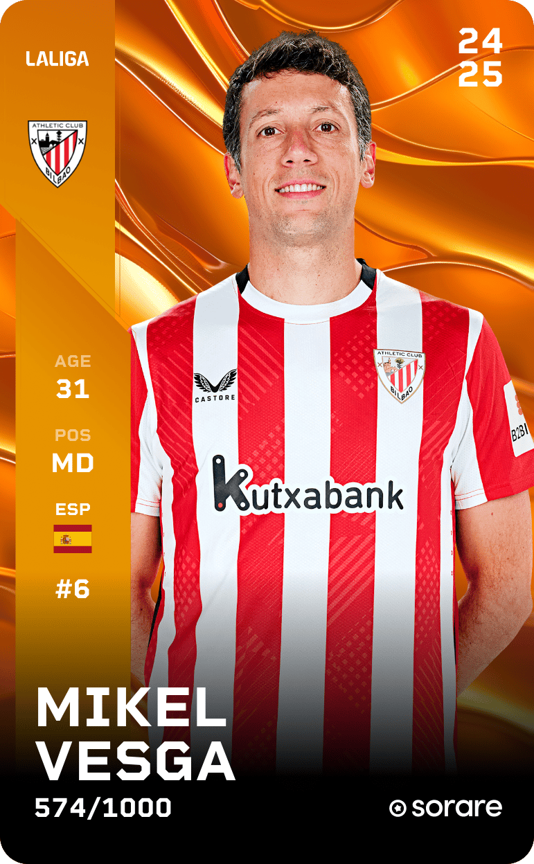 Mikel Vesga 2024-25 • Limited 574/1000