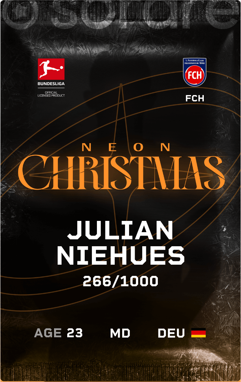 Julian Niehues 2024-25 • Limited 266/1000