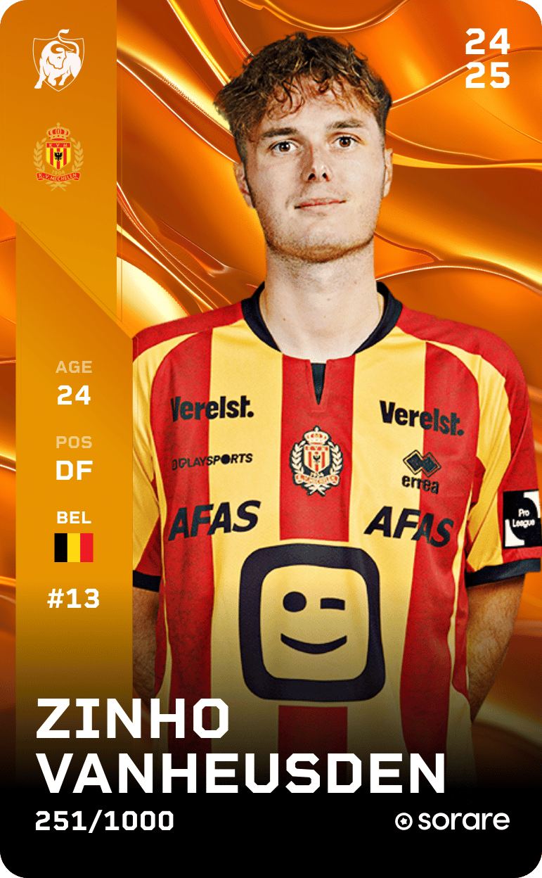 Zinho Vanheusden 2024-25 • Limited 251/1000