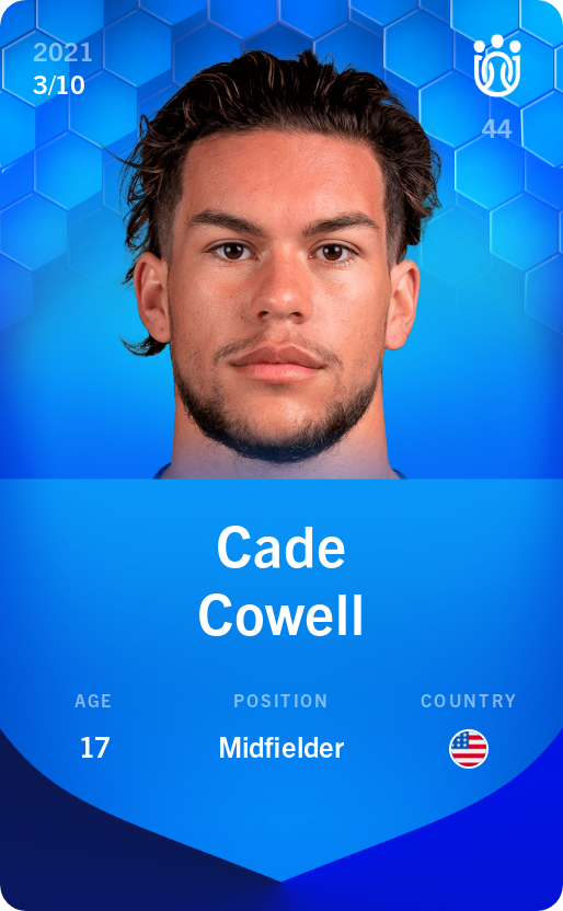 Sorare - Sorare Official - Cade Cowell 2021-22 • Super Rare 3/10 - NFT # 69089844607282489067126916993878143036794734307314237476724541983844195747671