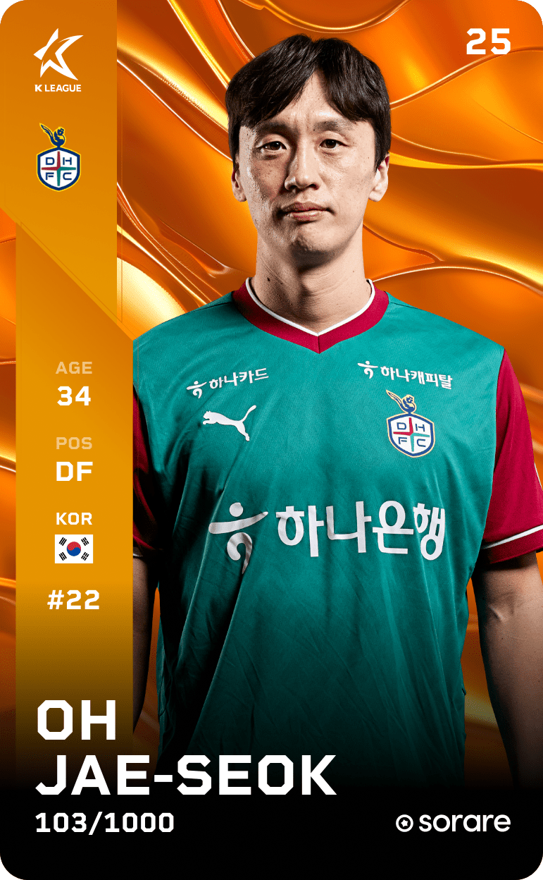 Oh Jae Suk 2025-26 • Limited 103/1000